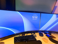 Samsung Odyssey G9 Curved Ultrawide Monitor 32:9 50 in+ Black Screen Lines picture