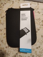 Pair Of Black And Pink Tablet Sleeves picture