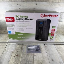 CyberPower EC850LCD  Ecologic 850 VA 510 Watts 12 Outlets New Never Used picture