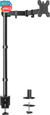 Single Monitor Stand Desk Mount, Extra Tall 39 Inch Fully Adjustable Stand Compu picture