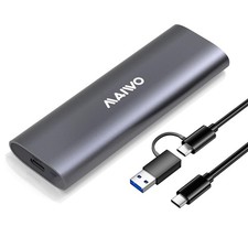 MAIWO M.2 NVMe SSD Enclosure, USB 3.1 GEN2 10Gbps Tool Free USB C to M.2 NVMe SS picture