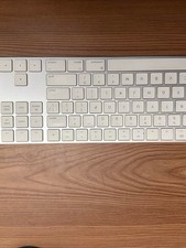 Used  Apple Magic Keyboard with Numeric Keypad - MXCJ3LL/A, tested. No box picture