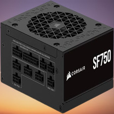 CORSAIR SF750 (2024) Fully Modular Low Noise ATX Power Supply, 750 Watts, Black picture