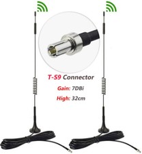 2pcs 4G LTE 7dBi Magnetic Base LTE TS9 Antenna for MiFi Mobile Hotspot USB Modem picture