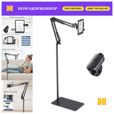 Adjustable Floor Tablet Stand for Hands-Free Kindle Reading, Remote Page Turner, picture