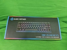 Magic-Refiner Mk14 68 key Mechanical RGB gaming  Keyboard Blue Teal picture