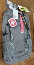 SwissGear IBU Gray Polyester Laptop Backpack for 15in Laptop, Padded picture