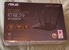 Asus BE5000 Dual Band RT-BE59 WiFi 7 Extendable Router New Sealed 199291172364 picture