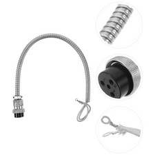 Commercial Popcorn Machine Kettle Wire Silver Metal Power Cord Replacement picture