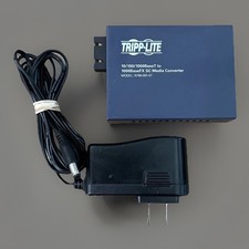 Tripp-Lite 10/100/1000bBaseT to 1000BaseFX SC Media Converter N785-001-SC picture