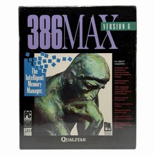Qualitas 386Max Version 6 Memory Management Software 286 486 Brand New Sealed picture