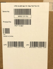 HPE Gen10+ DL325 Plus Maximum Performance Fan Kit Proliant G10+ Contains 8x fans picture