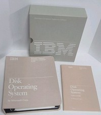 Vtg 1983 IBM PC Microsoft DOS Version 2.10 on 5.25