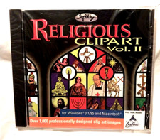 Softkey Religious Clip Art Vol. 11 Windows & Macintosh 1994 CD-ROM - New picture