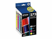 Epson 273 Photo Black & Color Combo Pack T273520 Exp 2020 New Sealed Cyan Yellow picture