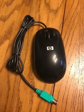Genuine HP (M60PB) PS/2 Wired Black Computer Optical Mouse Only Ships N 24h picture