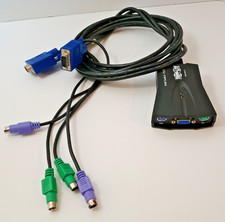 TRIPP LITE - 2 Port PS/2 & VGA KVM Switch W/Cables Model B030-002-R picture