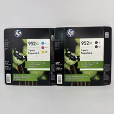 HP 952XL 5 Pack High Yield Ink Cartridge Combo Cyan Magenta Yellow Black picture