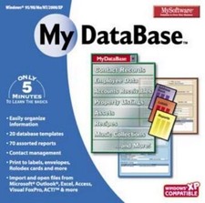 My Software My Database - Organize & Report PC Software Sealed New picture