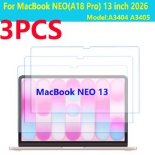 For MacBook NEO A18 Pro 13in 2026 A3404 A3405 Tempered Glass Screen Protector... picture
