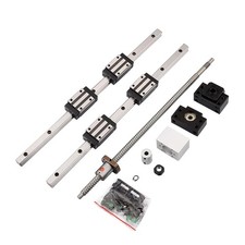 2Pcs 300MM HGR15 Linear Guide Rail with 4 Bearing Block,1Pcs 300MM SFU1204 Ba... picture