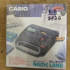 Casio KL750 Label Thermal Printer we do not know you can change language or not picture