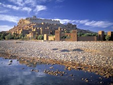 Landscape africa nature morocco monastery Custom Gaming Mat Desk picture