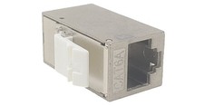 CAT 6A RJ45 Shielded Inline Keystone Coupler 10 pieces picture