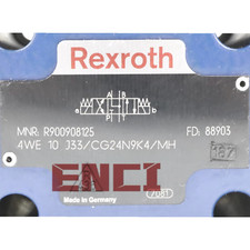 4WE 10 J3X/CG24N9K4/MH R900908125 Bosch Rexroth Valve 4WE10J33/CG24N9K4/MH picture
