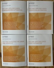 Juniper Networks - Junos Automation Series Day One set of 4 picture
