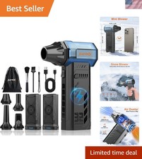 250,000 RPM Electric Air Duster with Replaceable Batteries - Compact & Powerful picture