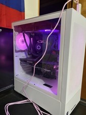 PowerSpec White Gaming Desktop Tower PC w/ NVIDIA GeForce RTX, RGB Lighting picture