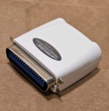 TP-Link TL-PS110P Parallel Print Fast Ethernet Print Server w/Manuals & Software picture