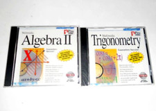 2 Pro One Math CD Rom Multimedia Algebra II, Trigonometry *New Sealed* picture