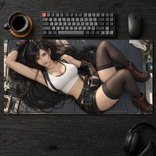 Tifa Lockhart XL Desk Mat Large Mousepad Gaming Desk Pad Computer Accessory picture
