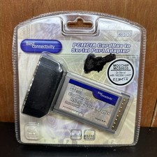PCMCIA CardBus Dual RS232 2x Serial Port Adapter MosChip MCS9835 NEW OLD STOCK picture