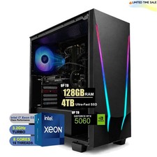 Gaming PC NVIDIA RTX 3050 Desktop Computer, Up to 128GB RAM, 4TB SSD, Windows 11 picture