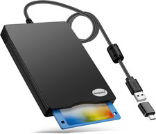 Floppy Disk Reader, 3.5 Inch 1.44Mb External USB Type A/C Floppy Disk Drive picture