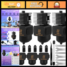 3 Pack 3D Printer Hotend Kit, Hardened Steel Nozzles 0.2/0.4/0.6mm, Silicone Cov picture