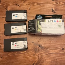 Genuine 3-PACK HP 962 Tri-Color Ink Cartridge Cyan Magenta Yellow picture