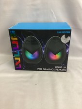 LVL UP PRO GAMING PC Light Up Color Changing Speakers picture