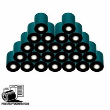 4.33 x 1476 Thermal Transfer Ribbon 110x450 Wax 24 rolls Compatible with Zebra picture