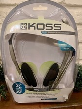 KOSS CS100 Communication Stereophone  headset, NIB, 3.5mm plug  picture