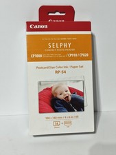 Canon Selphy RP-54 Ink   Postcard 4 x 6 Paper Set CP1000 CP910 CP820  BRAND NEW  picture