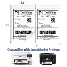 400 Shipping Labels 8.5