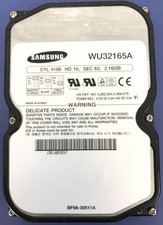 SAMSUNG WU32165A VINTAGE RARE 2.16GB IDE HARD DRIVE TESTED picture