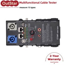 CT-04F Audio Cable Tester RJ45 Cable Tester (Measures 15 Types) for PowerCON picture