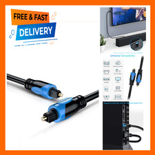 Fiber Optic Toslink Digital Audio Cable 20FT In-Wall CL3 Rated for Home Theater picture