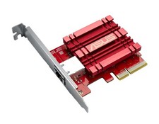 ASUS XG C100C 10Gbps Network Interface Controller Adapter for PC Red Grey picture