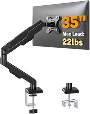 1 PC Black Single Monitor Arm Adjustable Stand Desk Mount Up to 35 Inch VESA picture